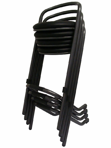 Barhocker Stapelbar Hammerschlag antik, mit Kunstleder Barhocker Stapelbar Hammerschlag antik, mit Kunstleder