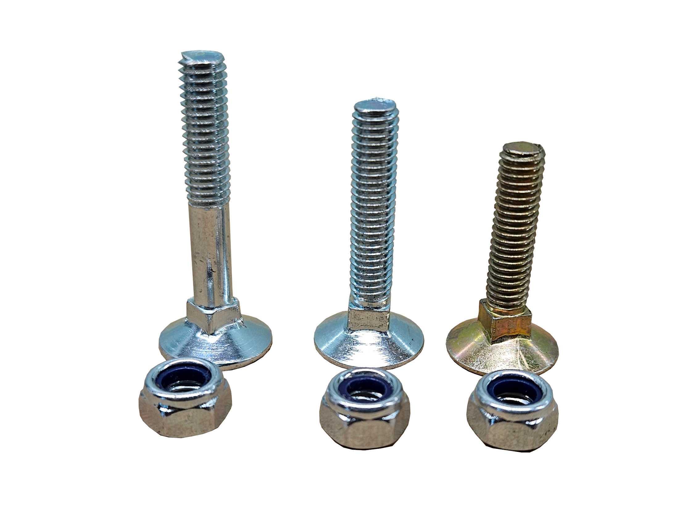 Schlossschrauben gelb verzinkt 6,0 x 30 mm (100 Stück)