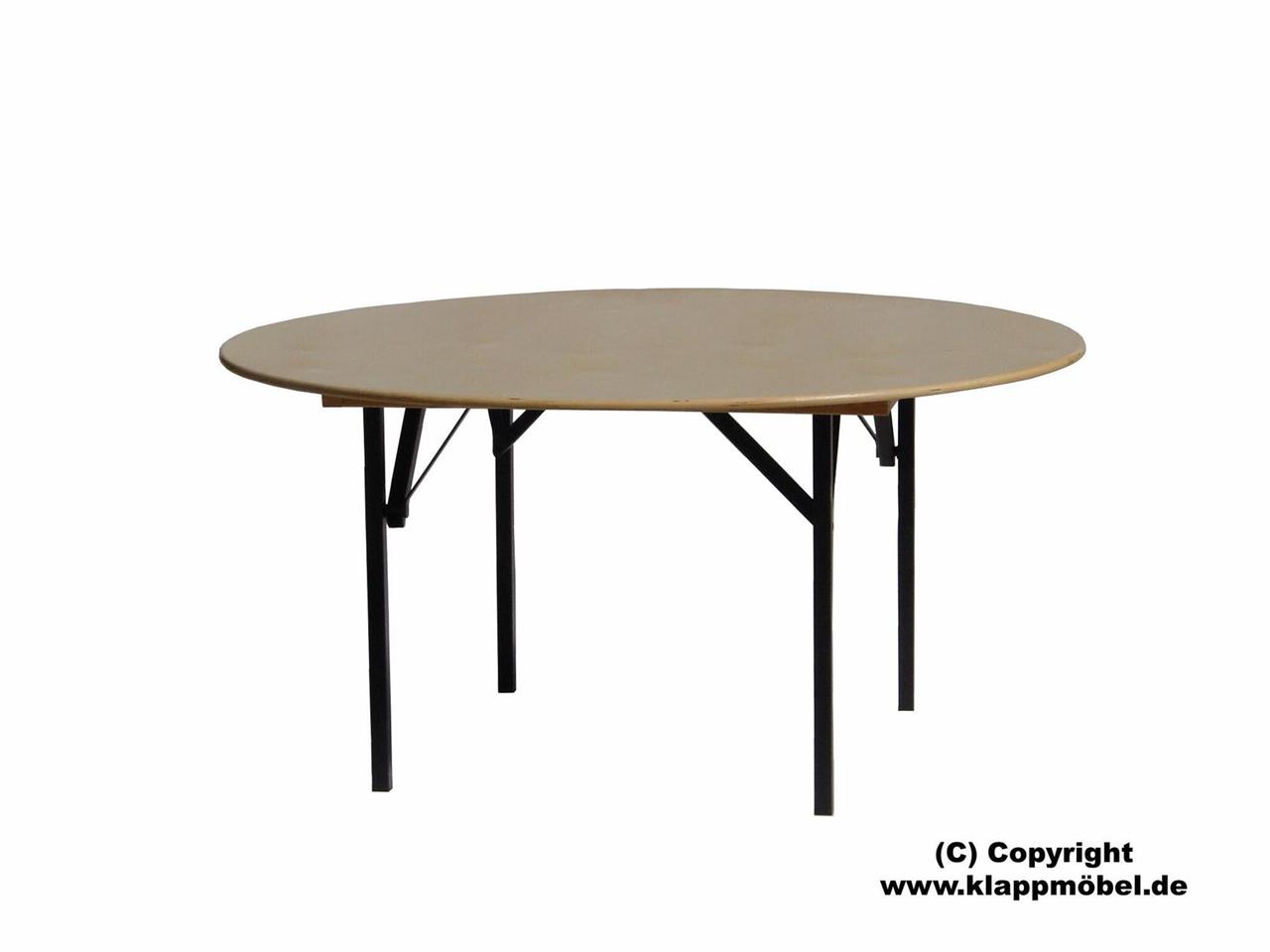 Klapptisch, Einzelfüße von 120 - 200 cm ø Klapptisch, Einzelfüße von 120 - 200 cm ø