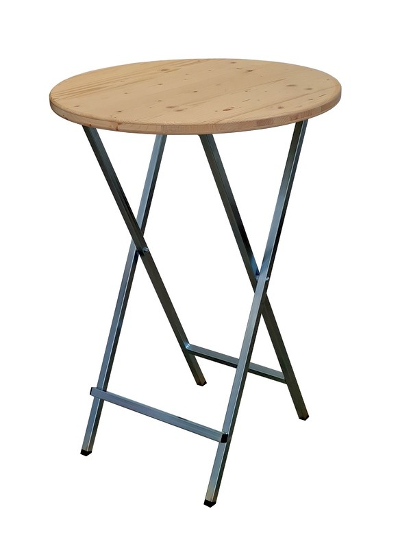 Stehtisch Sky, klappbar, galv. verzinkt, 3 Schicht ø 80 er Stehtisch Sky, klappbar, galv. verzinkt, 3 Schicht ø 80 er
