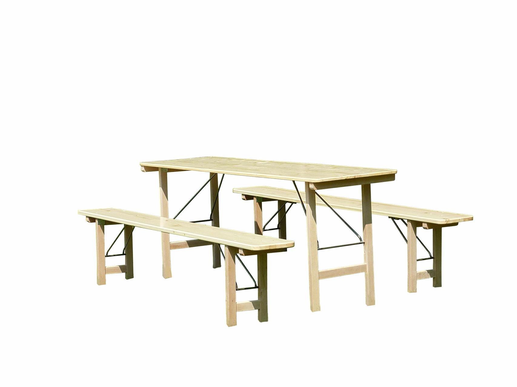 Holzklapptisch Rustikal 220 cm lang Holzklapptisch Rustikal 220 cm lang