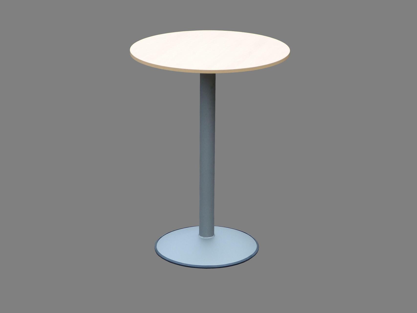 Stehtisch Zenit, grau-zerlegbar, Buche Dekor ø 80 cm
