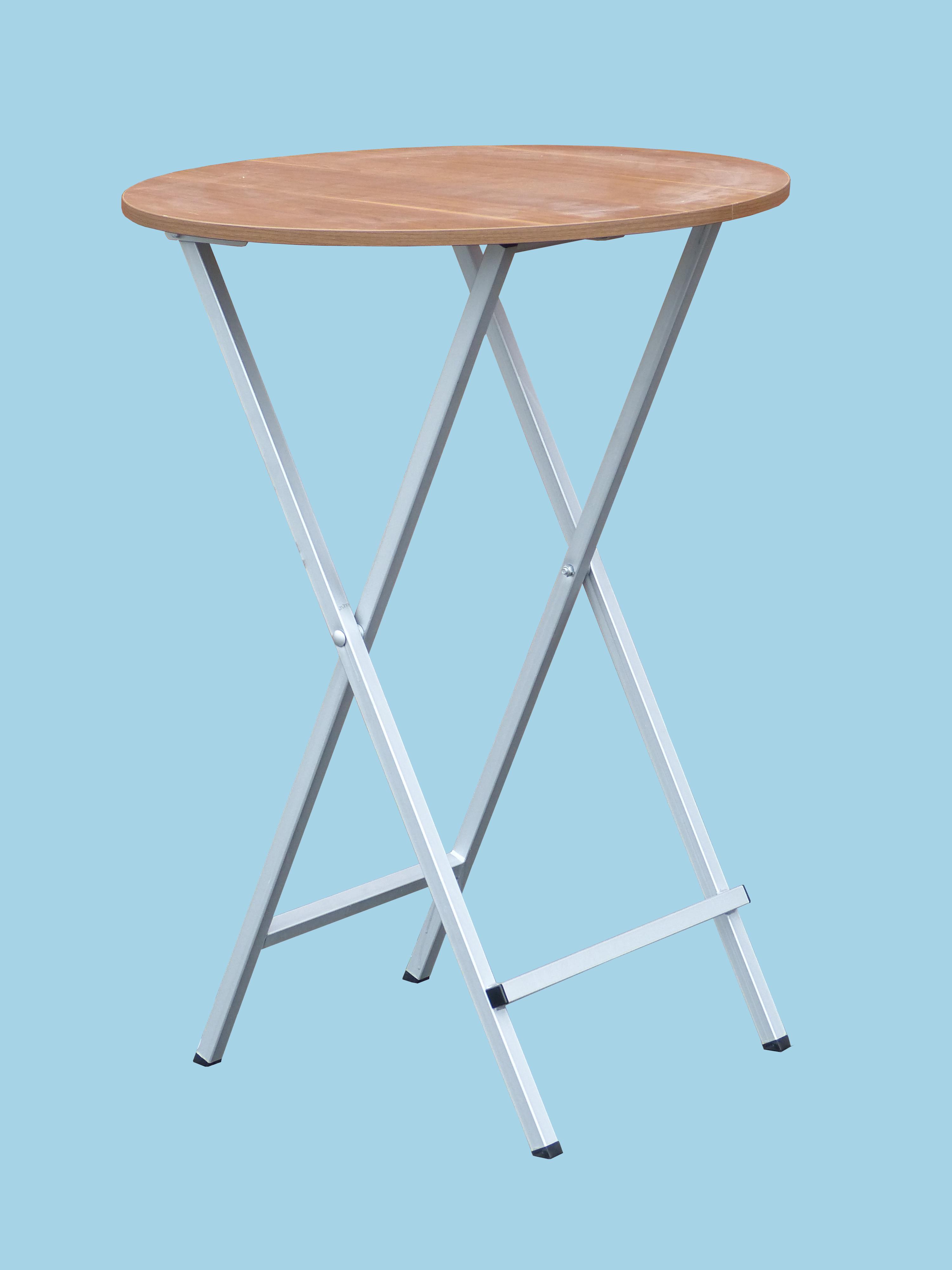 Stehtisch "Sky"klappbar Nussbaum Dekor ø 80 cm Stehtisch "Sky"klappbar Nussbaum Dekor ø 80 cm