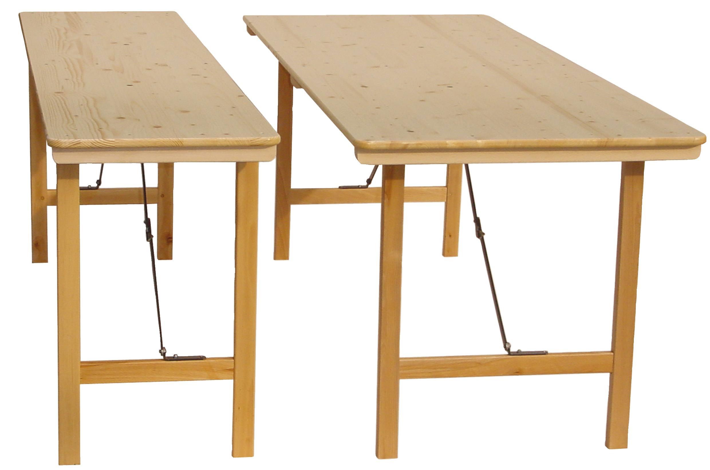 Holzklapptisch, 220 x 70 x 78,5 cm