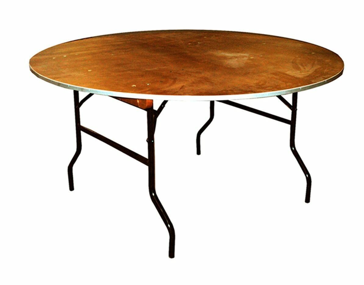 Runder Bankettklapptisch Simple von 122 - 183 cm ø