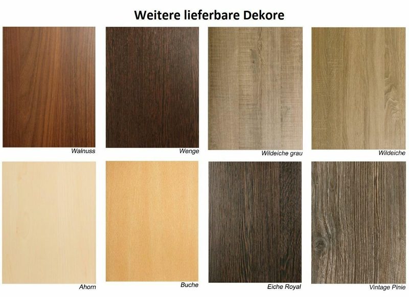 Klapptisch 120 × 60 cm – Buche, Gestell schwarz