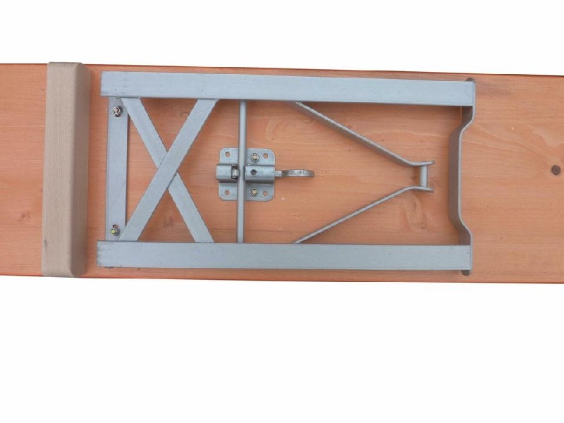 Garnitur Ideal orange Tisch 220x50 cm, Gestell silber