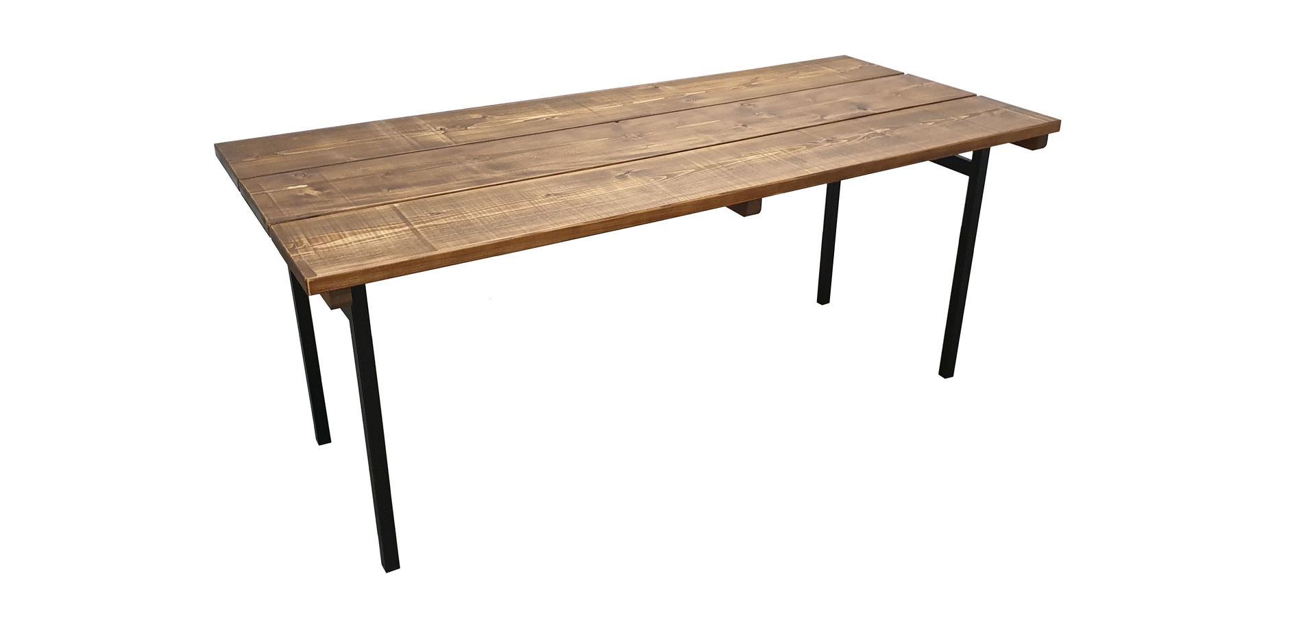 Bohlen Tisch 180 x 80 x 75 cm