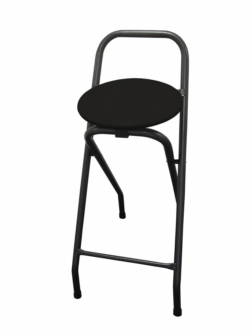 Barhocker klappbar Hammerschlag antik, mit Kunstleder Barhocker klappbar Hammerschlag antik, mit Kunstleder