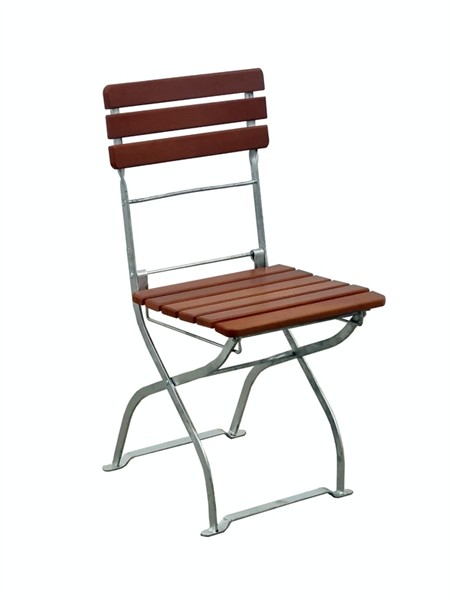 Flachstahlgartenstuhl verzinkt